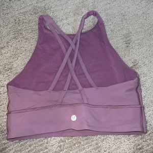 Wisteria purple high neck lulu lemon sports bra